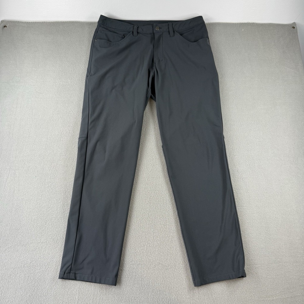 Lululemon ABC Pant Classic Fit Mens 32x30 Dark Gray Warpstreme 5 Pocket LM5426S